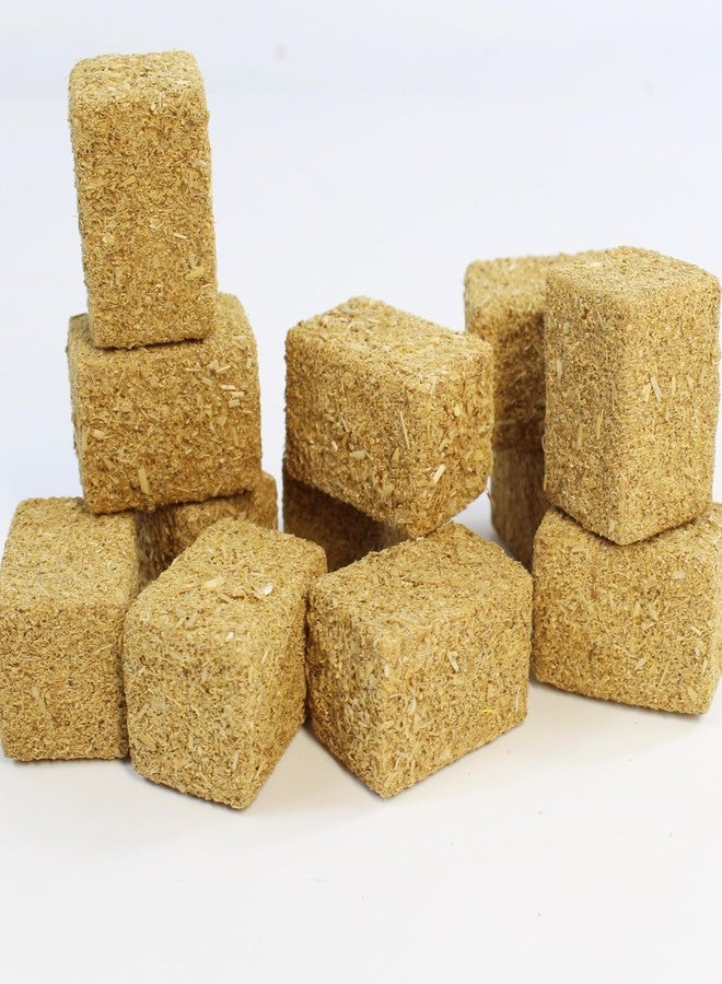 DoubleWood Mini Hay Bales Decorative Straw Bales, 12Pcs Mini Haystack Miniature Hay Bales for Dollhouse, Craft, Farm, Halloween, Table Decor, Autumn Harvest Decoration (12) - Image 1